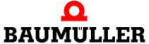 Baumüller industrial automation drive repair brand logo
