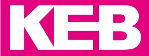 KEB industrial automation drive repair brand logo