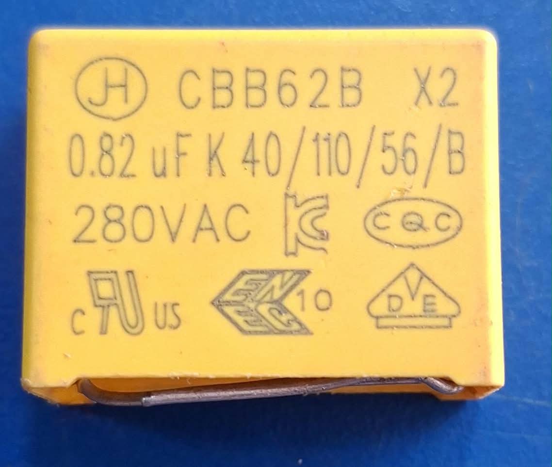 0.82uF K  280VAC