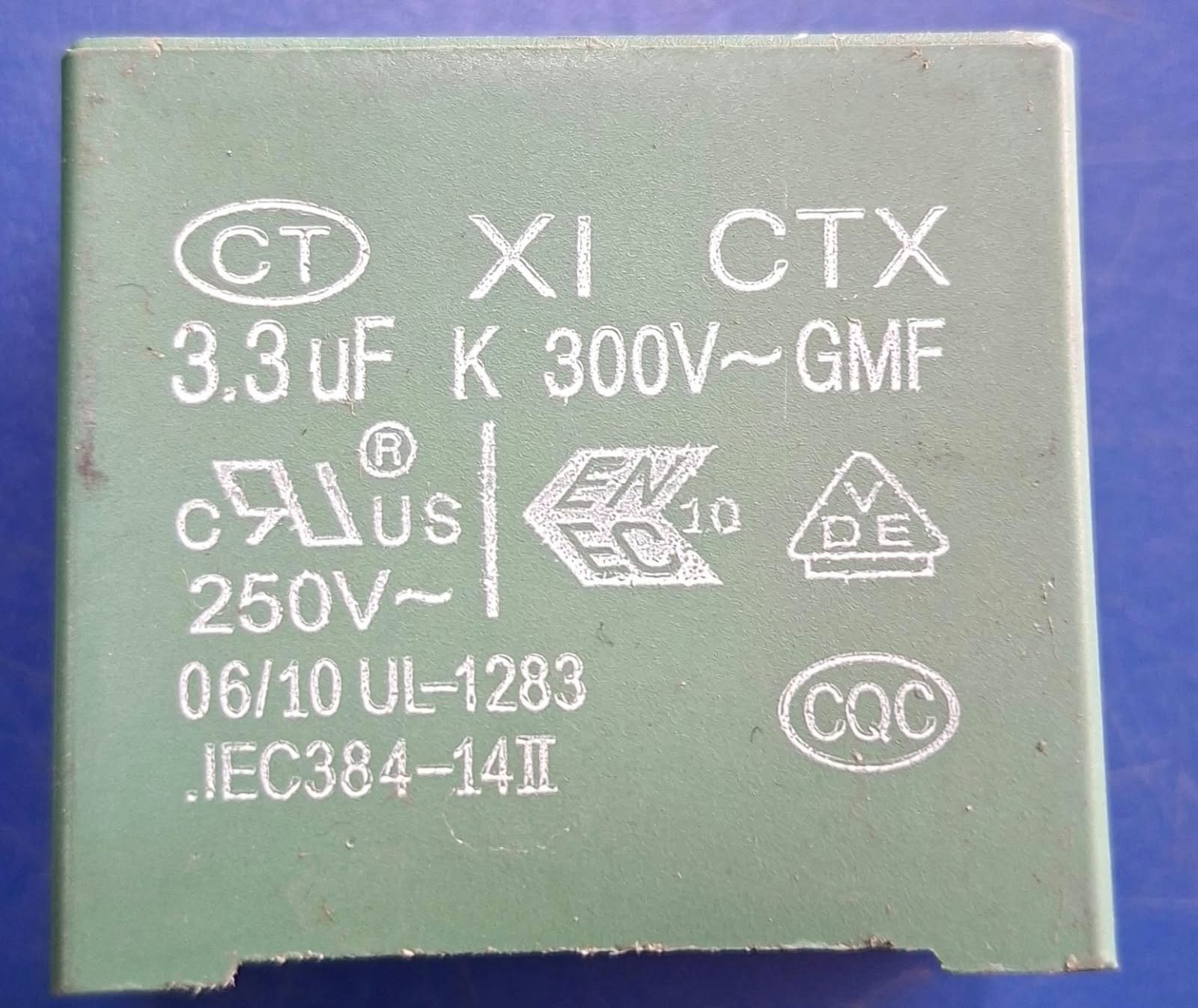 3.3uF K 300V