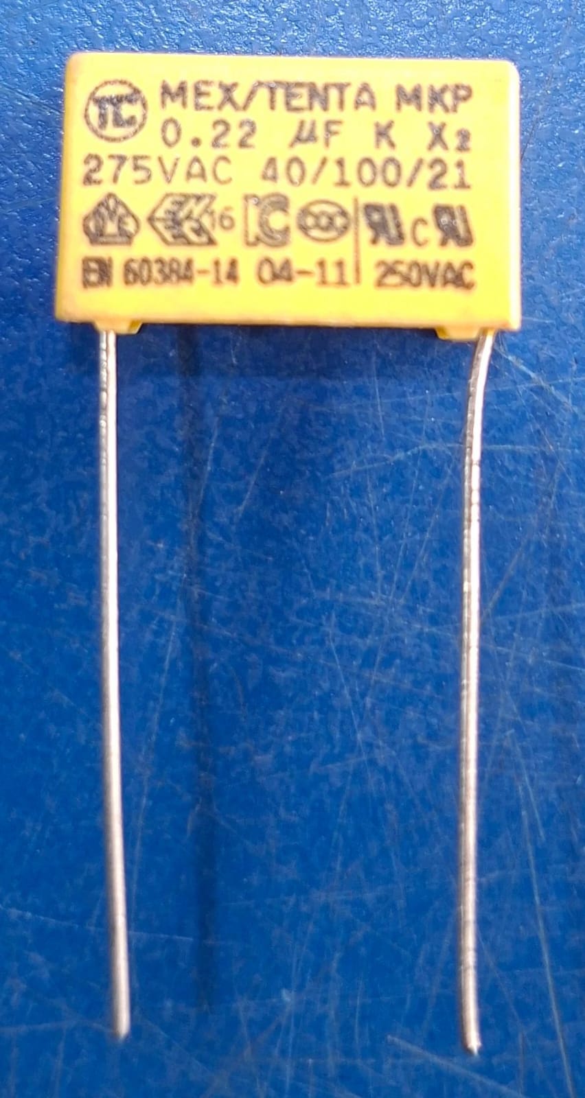 0.22uF K 275VAC
