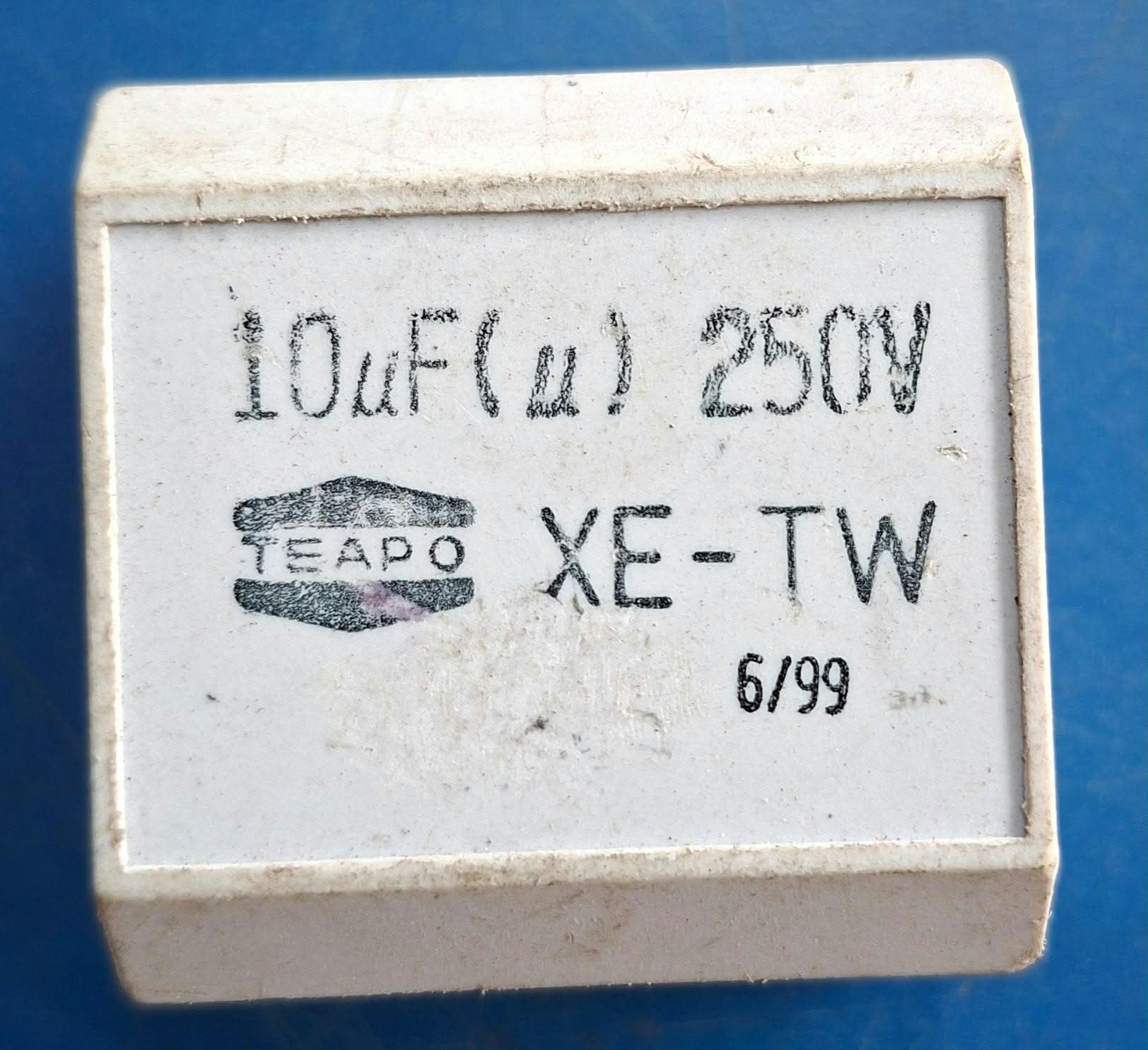 10uF(u) 250V