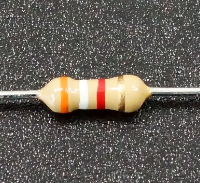3.9 K Ohm 1/4W