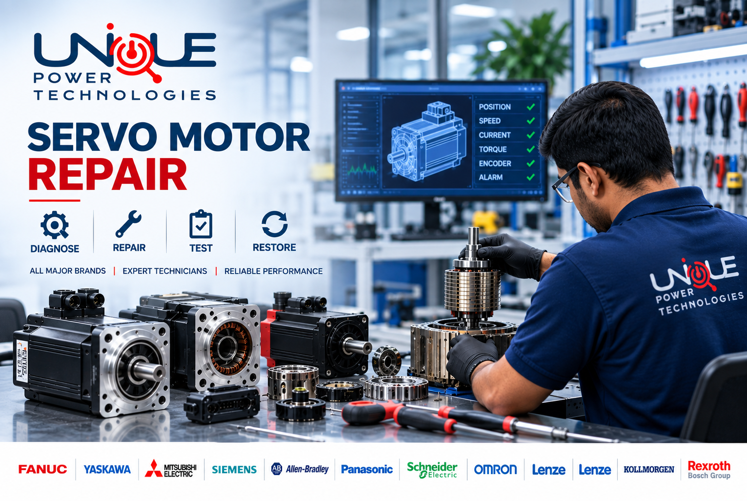 Servo Motor Repair